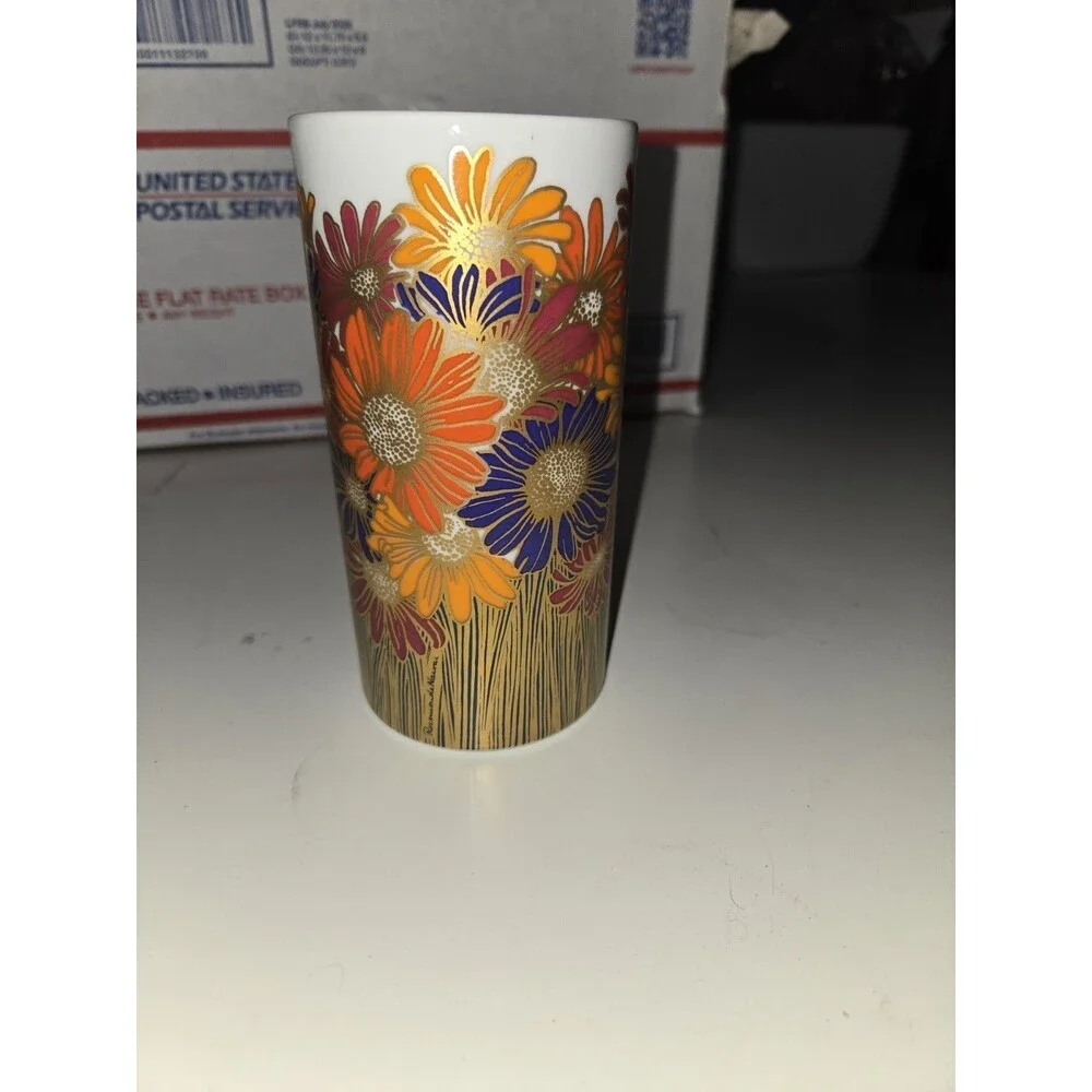 Vintage 1980's Modern Flower Vase Rosenthal Studio Line Germany Made 5.5
